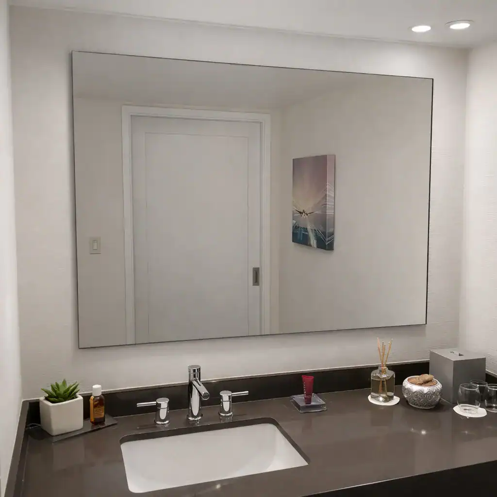 Espelho Retangular De Parede Corpo Inteiro Para Banheiro Sala E Quarto A 60 X L 40 - Imagem 6