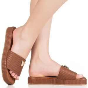 Tamanco Plataforma Papete Flatform Moda Gigil