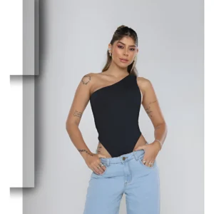 Body Moda Gringa Poliamida Blogueira Ombro Só Costas Nua