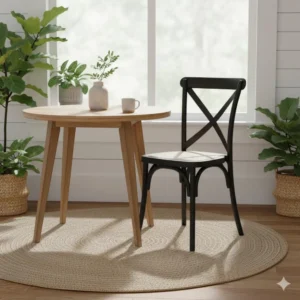 Cadeira Paris Rattan Sala Cozinha Jantar Nuvo Decor