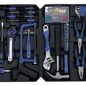 Caixa De Ferramentas Pro 135 Pçs Menegotti Completo Azul-escuro