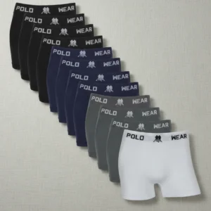 Kit 12 Cuecas Masculinas Boxer Polo Wear