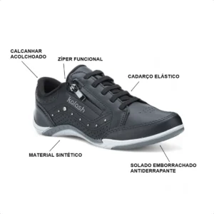 Tênis Feminino Casual Conforto Palmilha Gel Esporão Kolosh