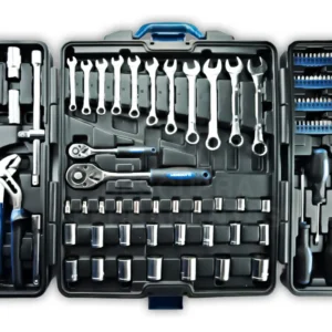 Jogo De Ferramentas Com Maleta Menegotti Max 106 Peças Cor Azul-turquesa