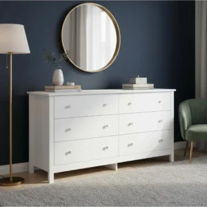 Cômoda 6 Gavetas Dm-221 Ditália Móveis Branco
