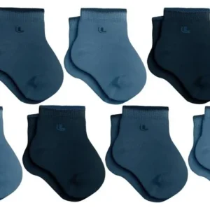 Pacote 9 Pares Meias Cano Curto Lupo Bebê Criança Infantil