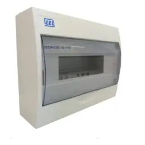 Quadro Distribuição WEG Centrinho 12 Disjuntores Sobrepor Linha QDW02
