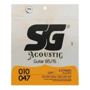 Encordoamento Sg 010 Aco Bronze 85 15 P/violao 6685