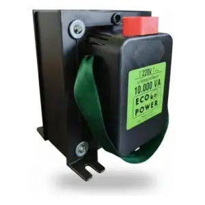 Autotransformador 10000va Bivolt 127/220v Tomada 20a Para Eletrodomésticos Verde-limão