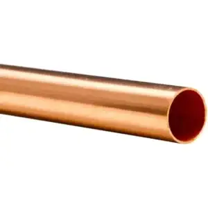 1 Metro De Tubo De Cobre 1/2 Parede Grossa 1/16