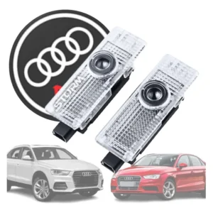 Par Iluminação Led Cortesia Audi A3 A4 Q3 A1 Lâmpada Porta