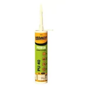 Pasta selante para vazamentos Vedacit Selante PU 40 de 400mL cinza