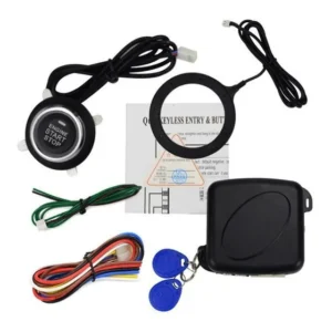 Kit Partida Ignição Do Motor Botao Star Stop Rfid Chaveiro