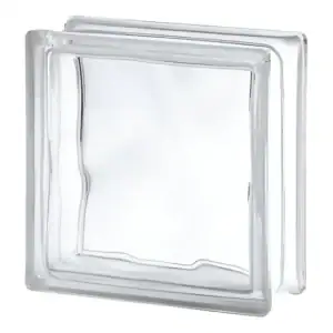 Bloco Vidro Transparente Quadrado Incolor 1 Unidade Tijolo