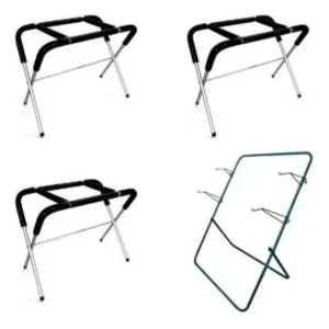 3 Cavaletes De Preparação + 1 Suporte De Pintura / Funilaria