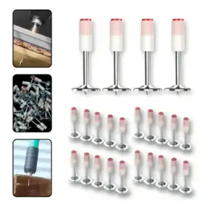Pinos para Pistola 2.7mm Aço Galvanizado Kit 100 Unidades Attus