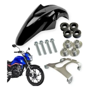 Paralama Honda Cg Titan 150/160 Fan Start 2014 A 2024 Preto
