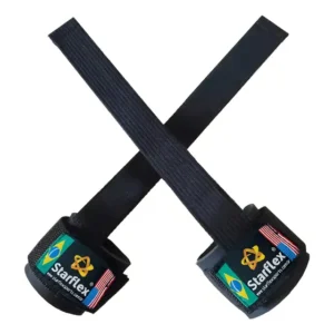 Straps strong strap fita com munhequeira acolchoada Starflex stx cor preto