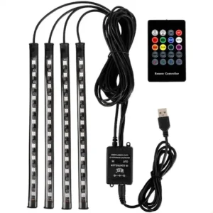 Luzes Led Car Footwell Rgb Music Sync E Controle De Voz