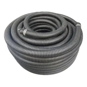 Eletroduto Corrugado 1.1/4 Pol 40mm Tubo Duto C/ Guia 25 Mts