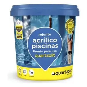 Rejunte Acrílico Piscina Azul Cobalto Quartzolit 1kg