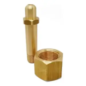 Porca E Niple / Conector De Entrada Regulador Abnt 218-1