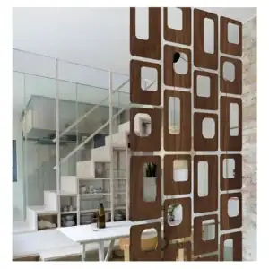 Kit 12 Placas Mdf Divisórias De Ambientes Madeira