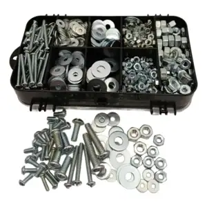 Kit 600 Parafuso Porca Arruela 1/8 5/32 3/16 1/4