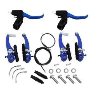 Kit Freio V-brake Nylon Bicicleta Macaneta Cabos Completo