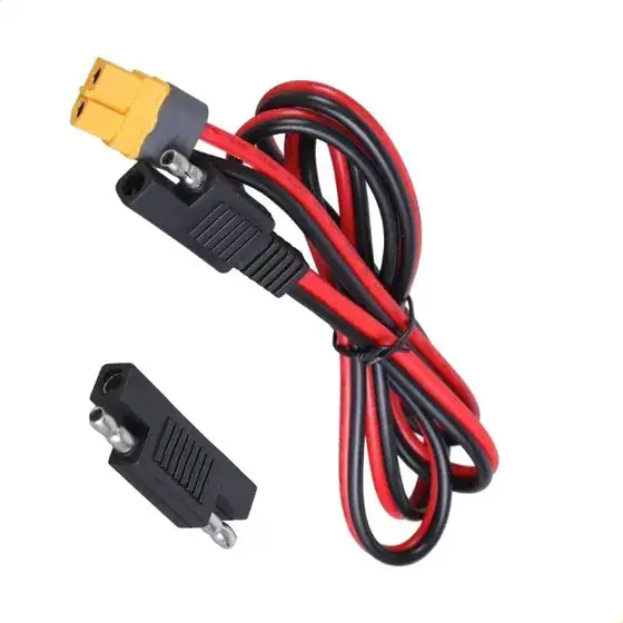 Cabo 14awg Xt60 Para Sae Para Bateria De Painel Solar