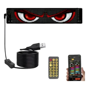 Olhos Led 37x9 Parabrisa Carro Caminhão Rgb Flexível
