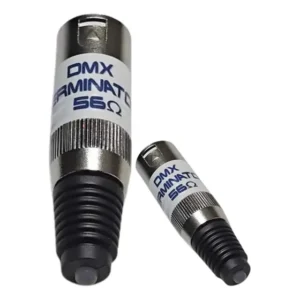 Terminador Dmx 56 Ohms Conector Plug Xlr Dj Festa Iluminação