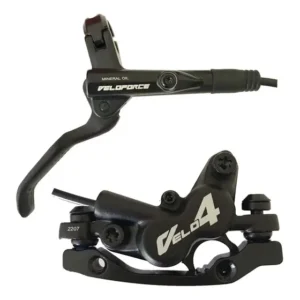 Freio A Disco Bike Hidraulico 4 Pistões V4 Diant Tráseiro