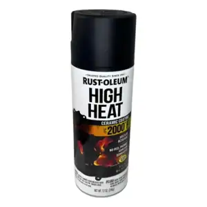 Spray Alta Temperatura Até 1093º Preto Fosco Rust Oleum