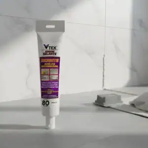 Rejunte Acrílico Impermeável Pronto Uso Bisnaga 80gr Branco