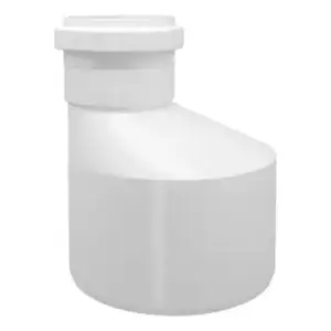 Redução Excêntrica 200 X 150 Mm = 8x6 Polegadas Pvc Branco