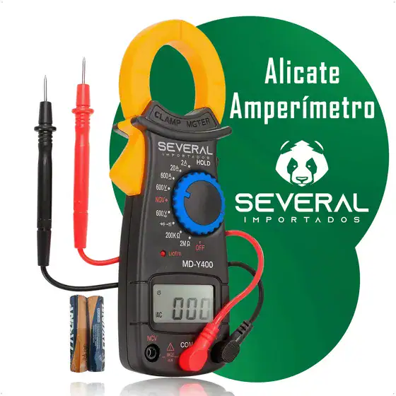 Alicate Amperímetro Digital Medidor Several Importados