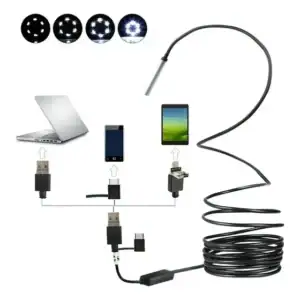 Câmera Inspeção Oberon OR-MI800/2M À Prova D'Água 2m Android USB