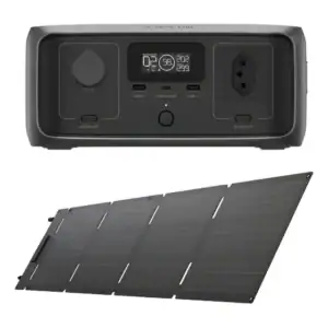 Gerador Portátil Energia Ecoflow River 3 + Placa Solar 60w