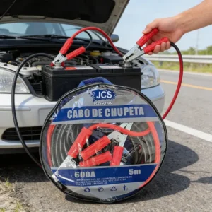 Cabo Bateria Fazer Chupeta 600 Amp Carro, Caminhão 5 Metros