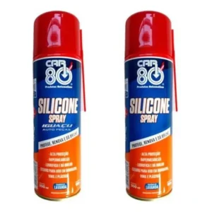 2- Silicone Spray Automotivo Lubrificante Proteção Car80
