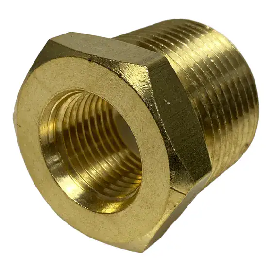 Bucha Redução Rosável Latão Npt Macho 1 X 3/4 Fêmea