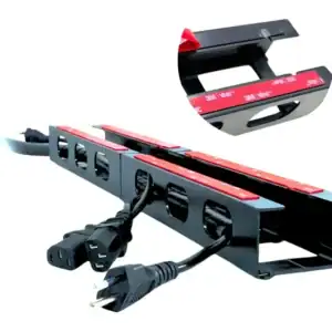 0,5 Metro Organizador De Fios Premium Adesivo 3m Original