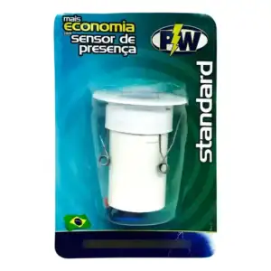 Sensor De Presença Embutir P&W Modelo 887 Bivolt 1000W 360º