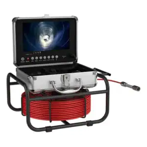 Câmera De Inspeção 17mm Dvr Monitor De 9'' ,cable 40m /16gb