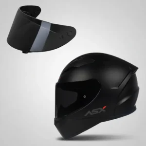 Capacete Masculino Feminino Asx City Preto Fosco + Viseira