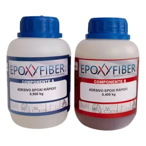 Adesivo Cola Epoxi Fiber 900g Resina Nautico