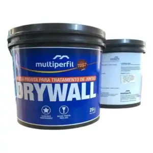 Massa P/ Acabamento Drywall 25kg - Multiperfil Envio Ja