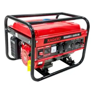 Gerador De Energia Nagano NG3810 A Gasolina 3.6 Kva Monofásico com Tecnologia AVR 110v/220v