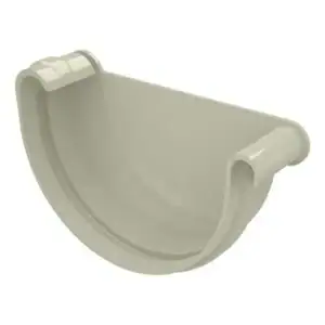 Cabeceira para Calha Tigre Aquapluv Direita DN125 Bege